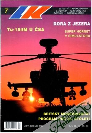 Obal knihy Letectví+kosmonautika 7/2000