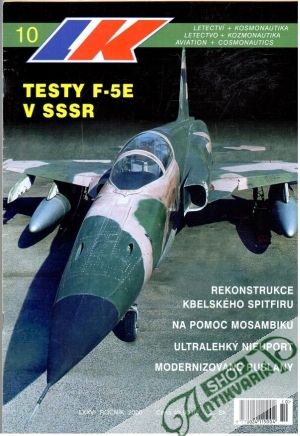Obal knihy Letectví+kosmonautika 10/2000