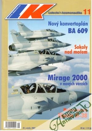Obal knihy Letectví+Kosmonautika 11/2005
