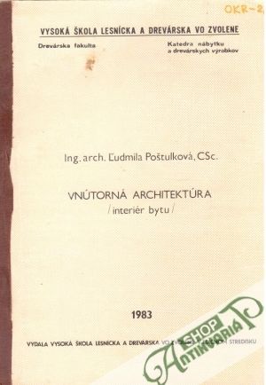 Obal knihy Vnútorná architektúra - interiér bytu
