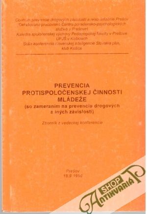 Obal knihy Prevencia protispoločenskej činnosti mládeže