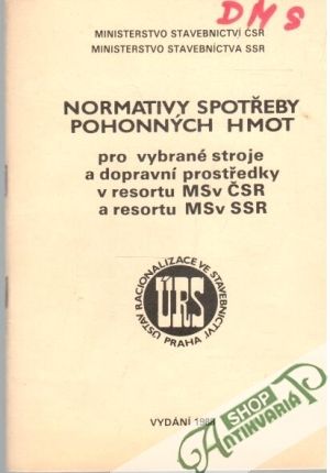 Normativy spotřeby pohonných hmot - Kolektív autorov