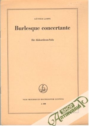 Burlesque concertante - Lampe Gunter