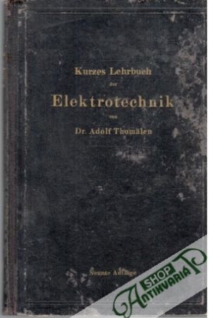Obal knihy Kurzes Lehrbuch der Elektrotechnik