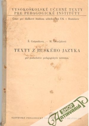 Obal knihy Texty z ruského jazyka