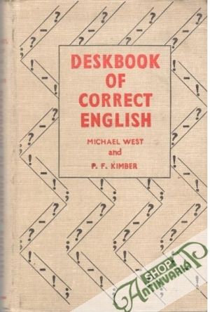 Obal knihy Deskbook of correct english