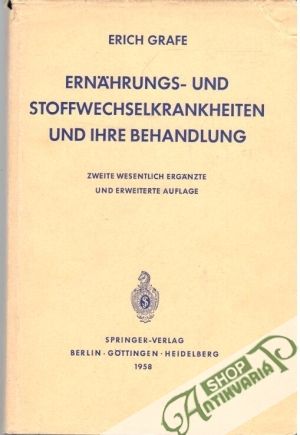 Obal knihy Ernährungs - und Stoffwechselkrankheiten und Ihre Behandlung