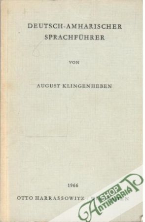 Obal knihy Deutsch - Amharischer Sprachfuhrer