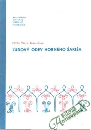 Obal knihy Ľudový odev horného Šariša
