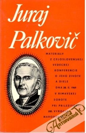 Obal knihy Juraj Palkovič