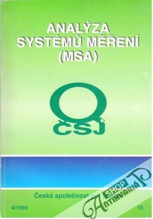 Analýza systému měření (MSA) - Kolektív autorov