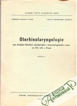 Obal knihy Otorhinolaryngologie