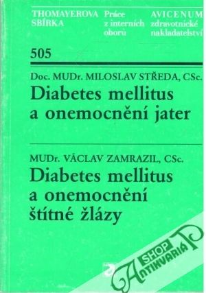 Obal knihy Diabetes mellitus a onemocnění játer, štítné žlázy