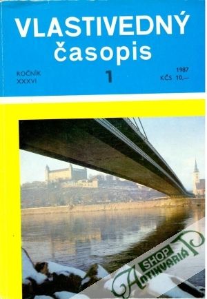Vlastivedný časopis  1-4/1987 - Kolektív autorov