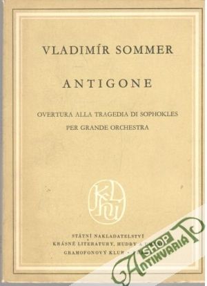 Obal knihy Antigone