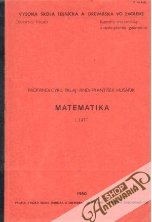 Obal knihy Matematika I. časť