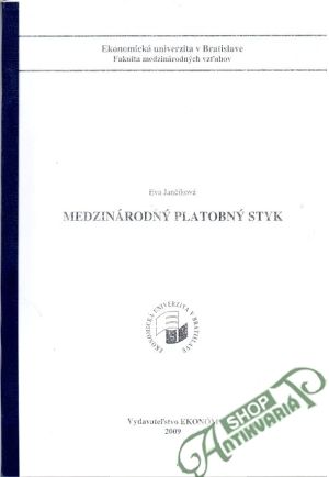 Obal knihy Medzinárodný platobný styk