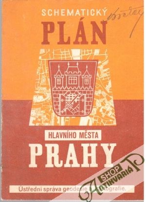Obal knihy Schématický plán hlavního města Prahy