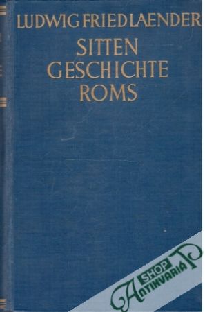Obal knihy Sitten Geschichte Roms