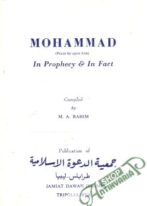 Obal knihy Mohammad - In Prophecy & In Fact
