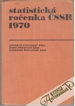 Obal knihy Statistická ročenka ČSSR 1970