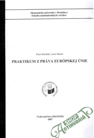 Obal knihy Praktikum z práva európskej únie