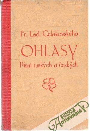 Obal knihy Ohlasy písní ruských a českých