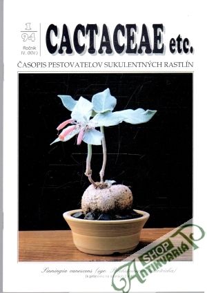 Obal knihy Cactaceae etc. 1-4/1994
