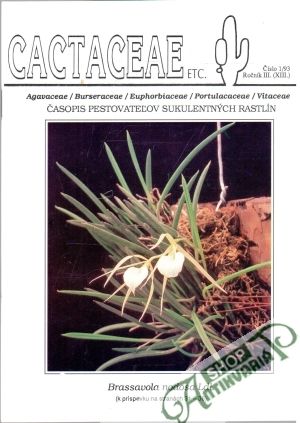 Obal knihy Cactaceae etc. 1-4/1993