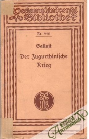 Obal knihy Der Jugurthinische Krieg von Sallust