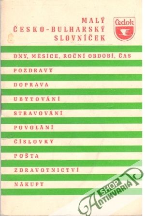 Obal knihy Malý Česko-bulhaský slovníček
