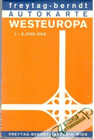 Obal knihy Autokarte Westeuropa 