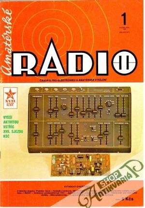Obal knihy Amatérské radio 1-12/1986