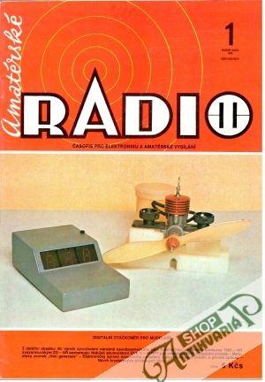 Obal knihy Amatérské radio 1-12/1985
