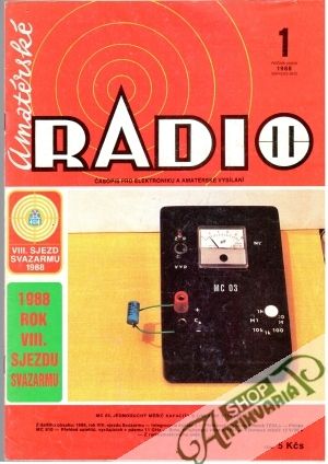 Obal knihy Amatérské radio 1-12/1988
