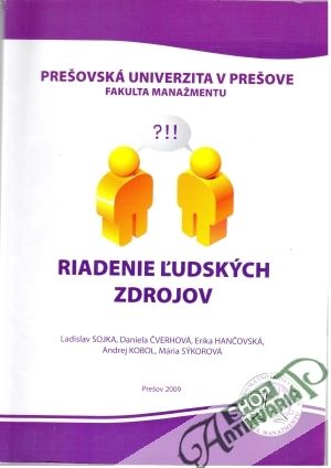 Riadenie ľudských zdrojov - Kolektív autorov
