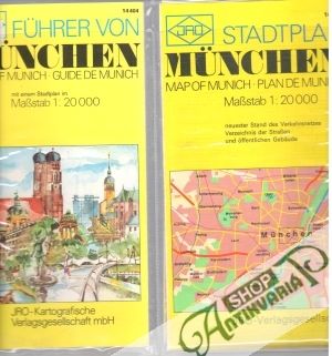 Obal knihy Führer von München, Stadtplan München