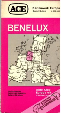 Obal knihy Kartenwerk Europa - Benelux