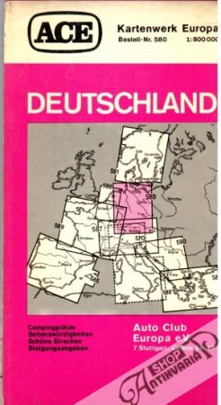 Obal knihy Kartenwerk Europa - Deutschland
