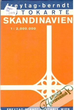 Obal knihy Autokarte Skandinavien