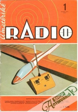 Obal knihy Amatérské radio 1-12/1977