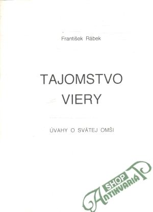 Obal knihy Tajomstvo viery