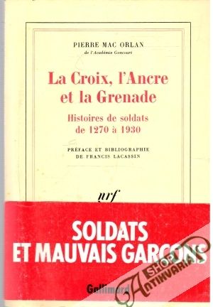 Obal knihy La Croix, l'Ancre et la Grenade