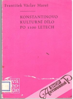 Obal knihy Konstantinovo kulturní dílo po 1100 letech