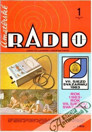 Obal knihy Amatérské radio 1-12/1983