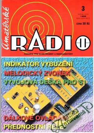 Obal knihy Amatérské radio 3/1999