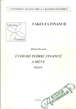Obal knihy Úvod do teórie financií a meny - testy