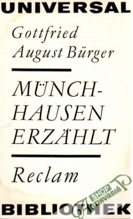 Obal knihy Münchhausen erzählt