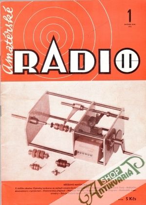 Obal knihy Amatérské radio 1/1972