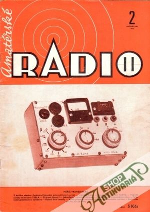 Obal knihy Amatérské radio 2/1972